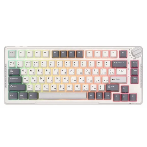 Клавиатура Royal Kludge RK-H81 RGB White Night (RK Cyan)